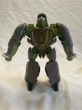 Transformers Kingdom WFC Trilogy Rhinox Action Figure Loose - incomplete